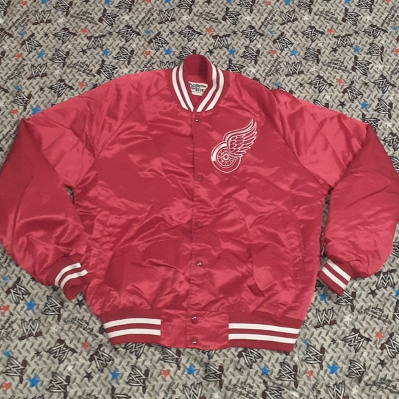 Detroit Red Wings NHL Starter Vintage Puffer Jacket